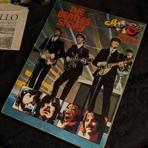 Vintage The Beatles Story of Rock Magazine 70s Color Photos